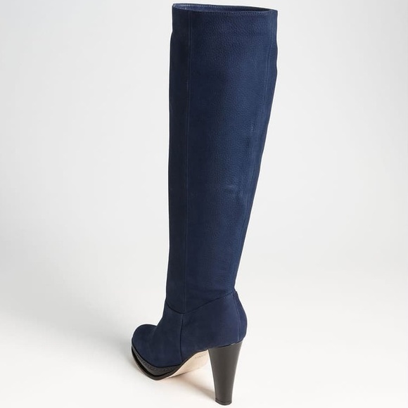 ***SOLD*** Cole Haan Nola Slouch Boots Chestnut Nubuck - Picture 3 of 14